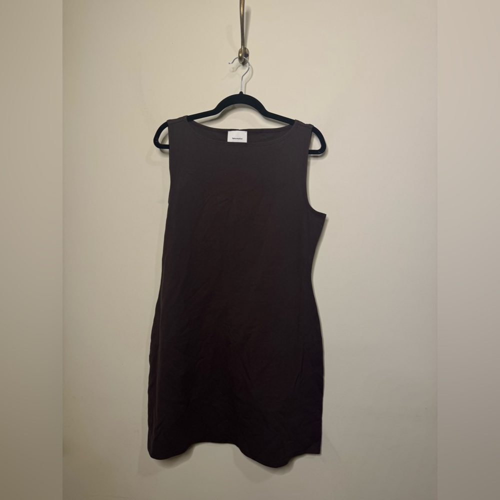 Reformation Nataly Knit Dress in Mole - Picture 6 of 8